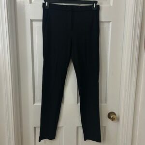 Weekend Max Mara Sz S Black Trousers Slim Fit Knit Stretch Classic Career